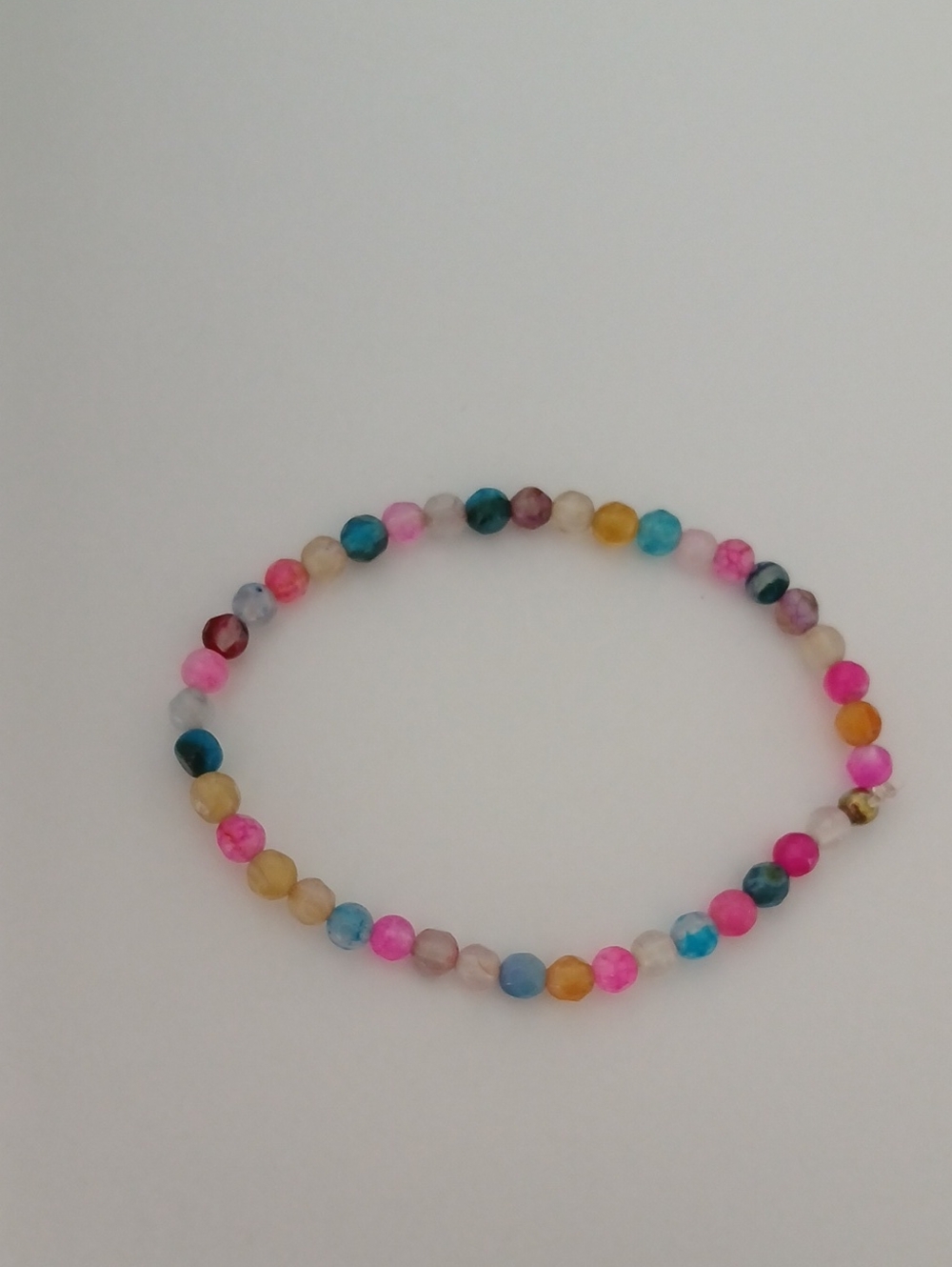 Multicolor Natural Stone Beaded Bracelet